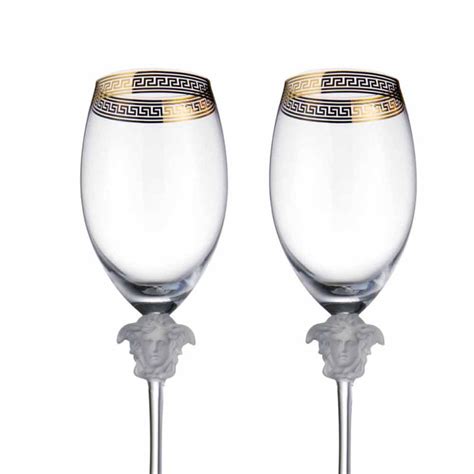 versace style wine glasses|Versace glass cups.